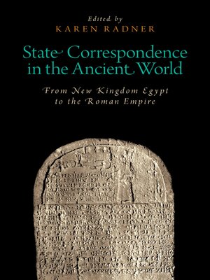 cover image of State Correspondence in the Ancient World